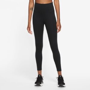 NIKE W NK ONE DF HR 7/8 TIGHT BLACK/WHITE/WHITE