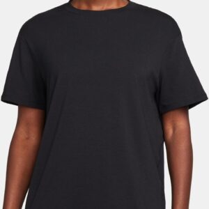 NIKE W NK ONE RELAXED DF SS TOP BLACK/WHITE/WHITE