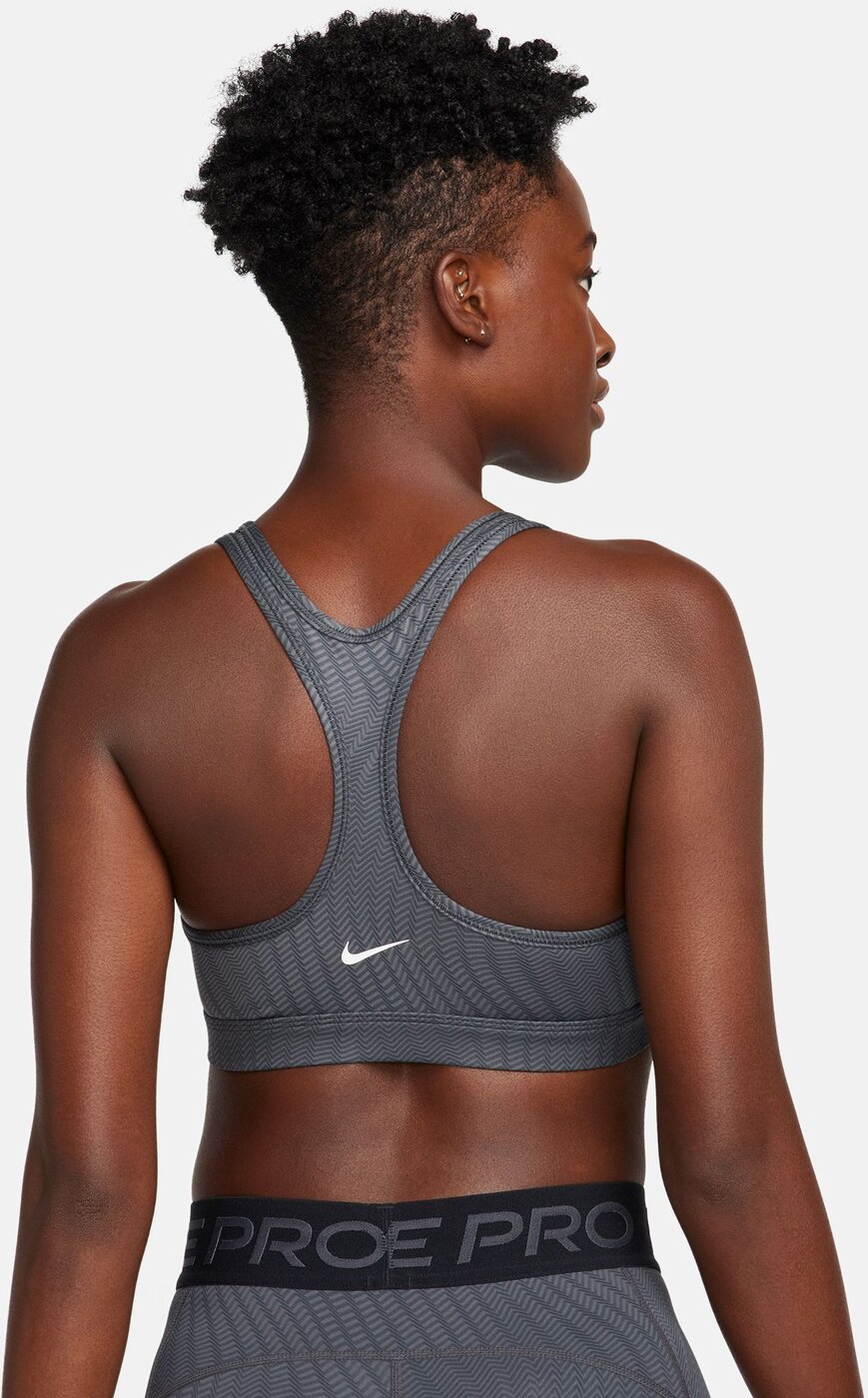 NIKE W NP SWSH LGT SPT AOP BRA ANTHRACITE/BLACK/WHITE – Bild 2