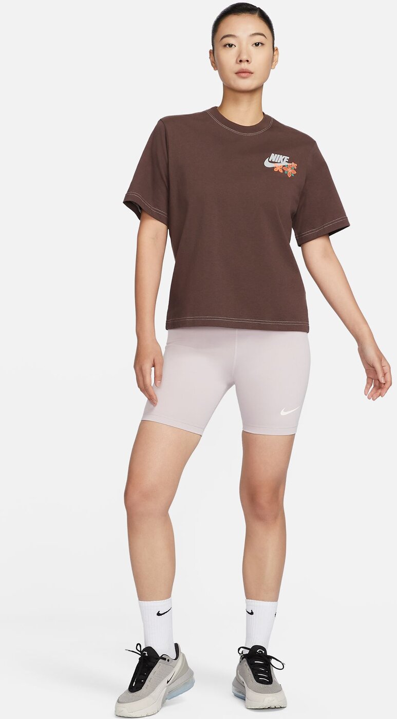 NIKE W NSW NK CLSC HR 8IN SHORT PLATINUM VIOLET/BLACK – Bild 3