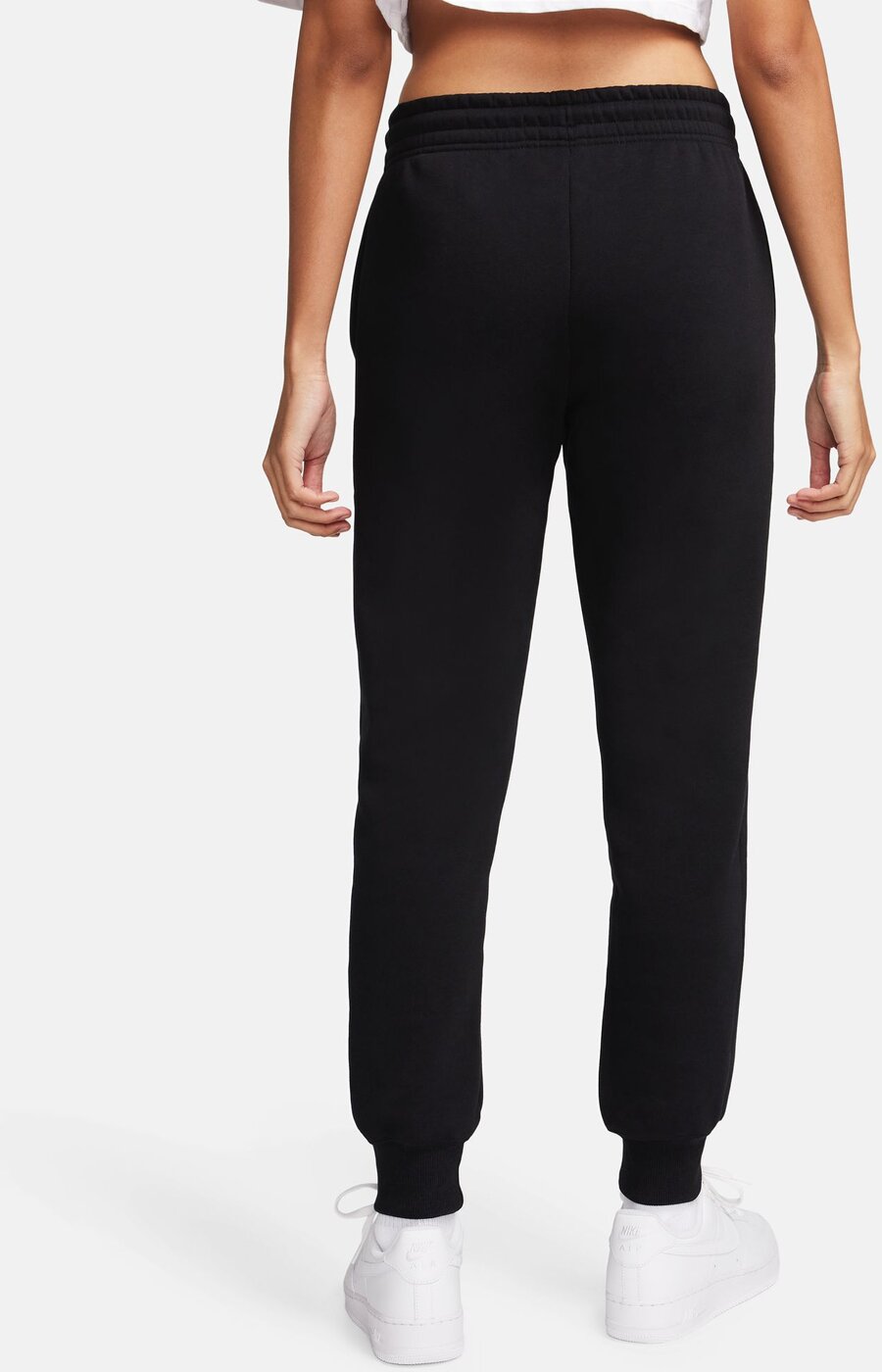 NIKE W NSW PHNX FLC MR PANT STD BLACK/WHITE/WHITE – Bild 2