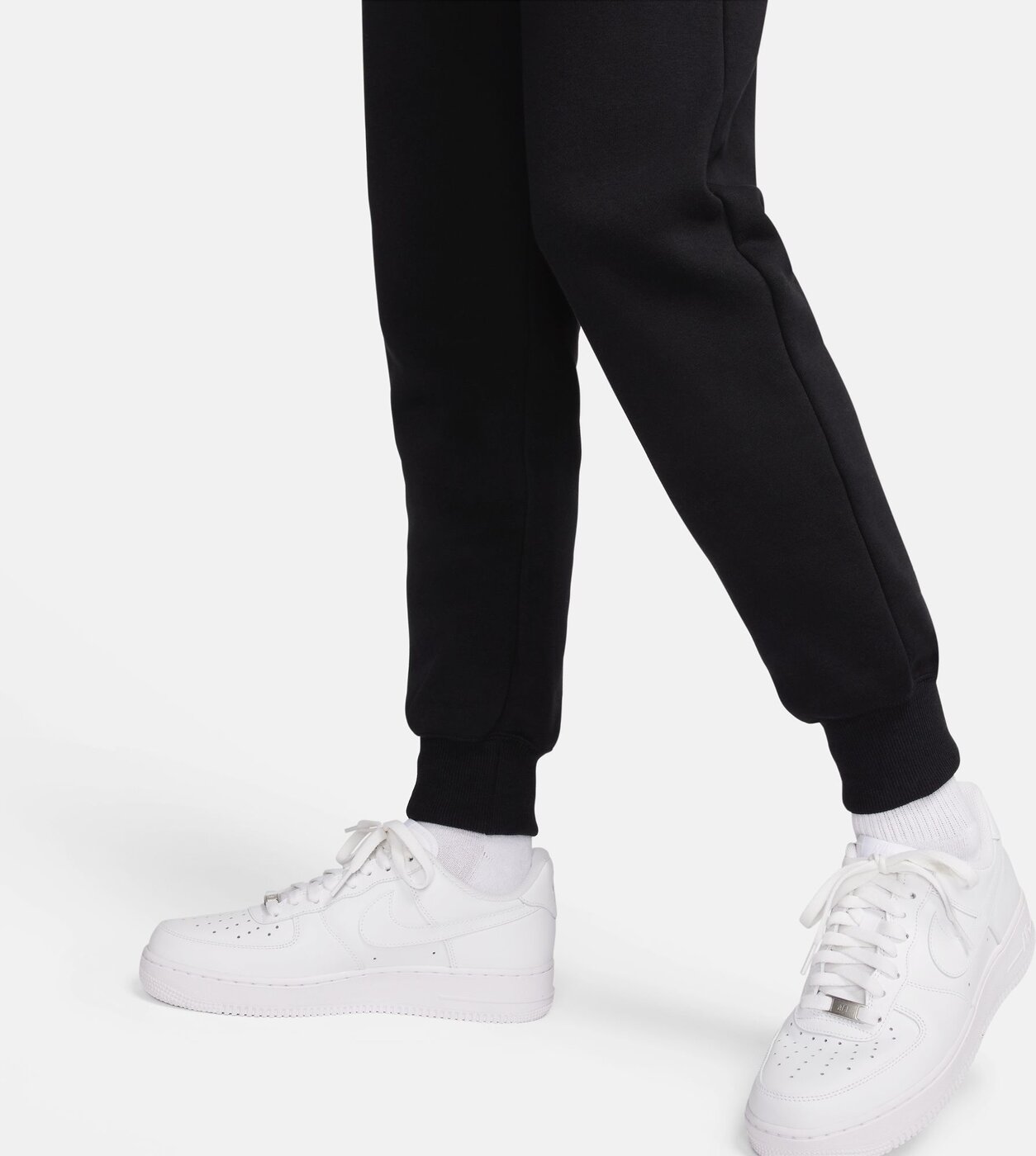 NIKE W NSW PHNX FLC MR PANT STD BLACK/WHITE/WHITE – Bild 4
