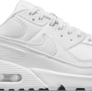 NIKE WMNS AIR MAX 90 WHITE/METALLIC SILVER