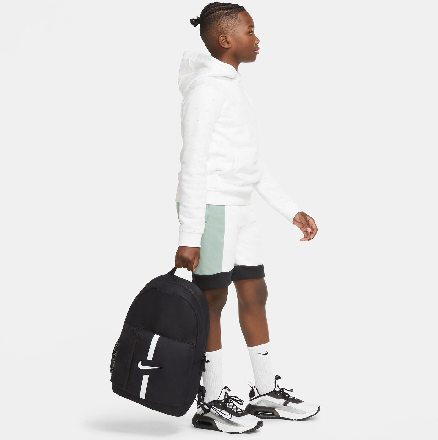 NIKE Y NK ACDMY TEAM BKPK BLACK/WHITE/WHITE – Bild 5