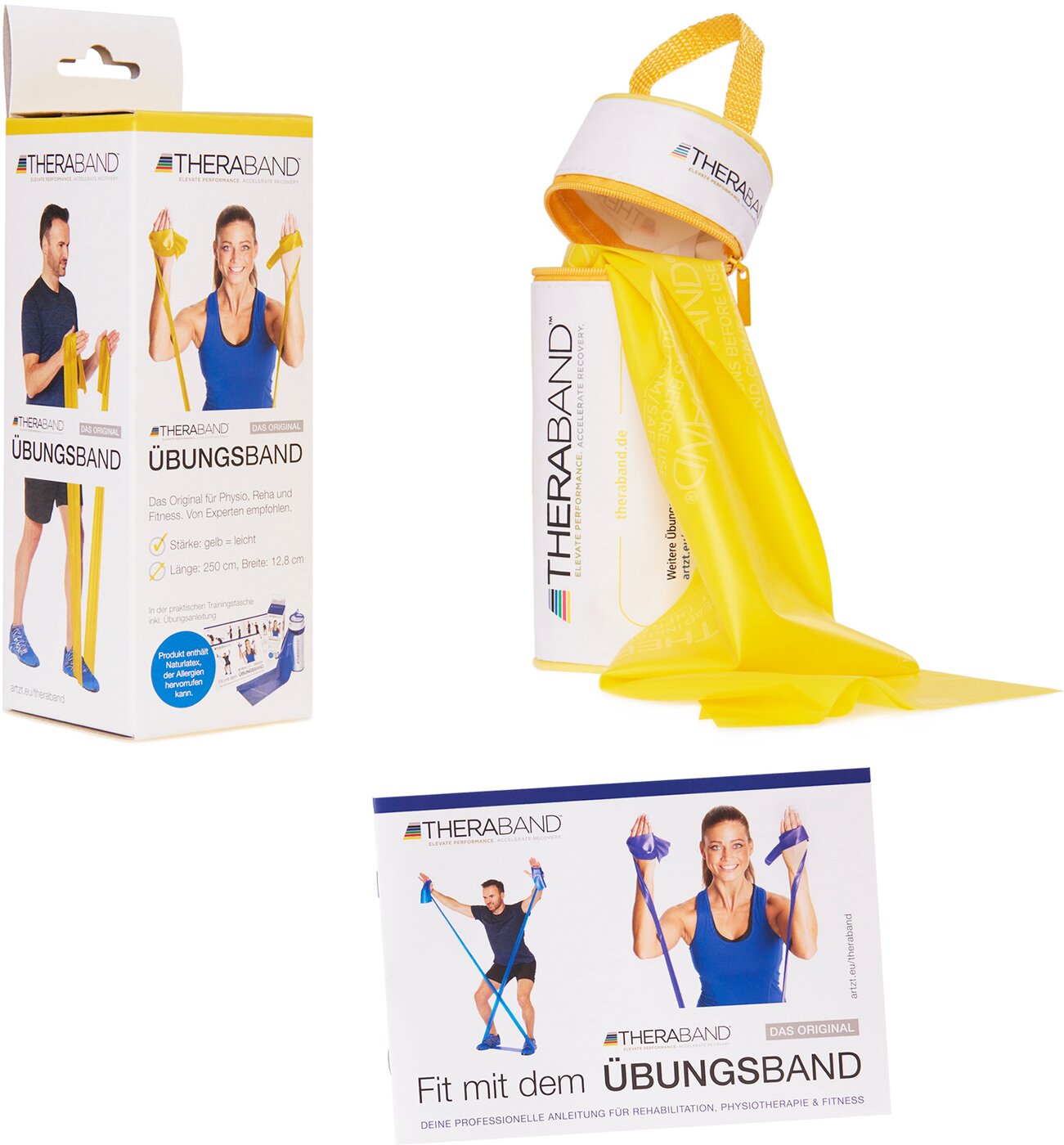 THERA-BAND TheraBand Übungsband in RV-Tas BLACK/BLACK-BLACK – Bild 2