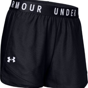UNDER ARMOUR PLAY UP SHORTS 3.0 BLACK/WHITE-IRON GREY