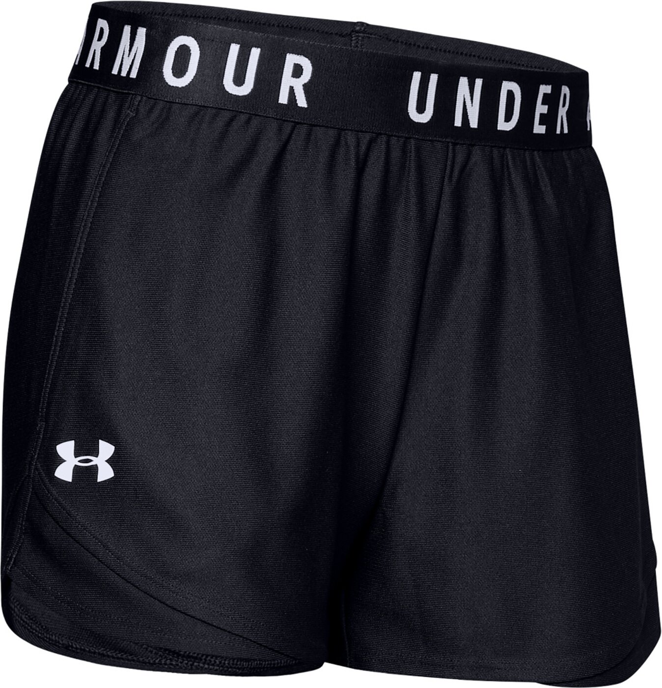 UNDER ARMOUR PLAY UP SHORTS 3.0 BLACK/WHITE-IRON GREY