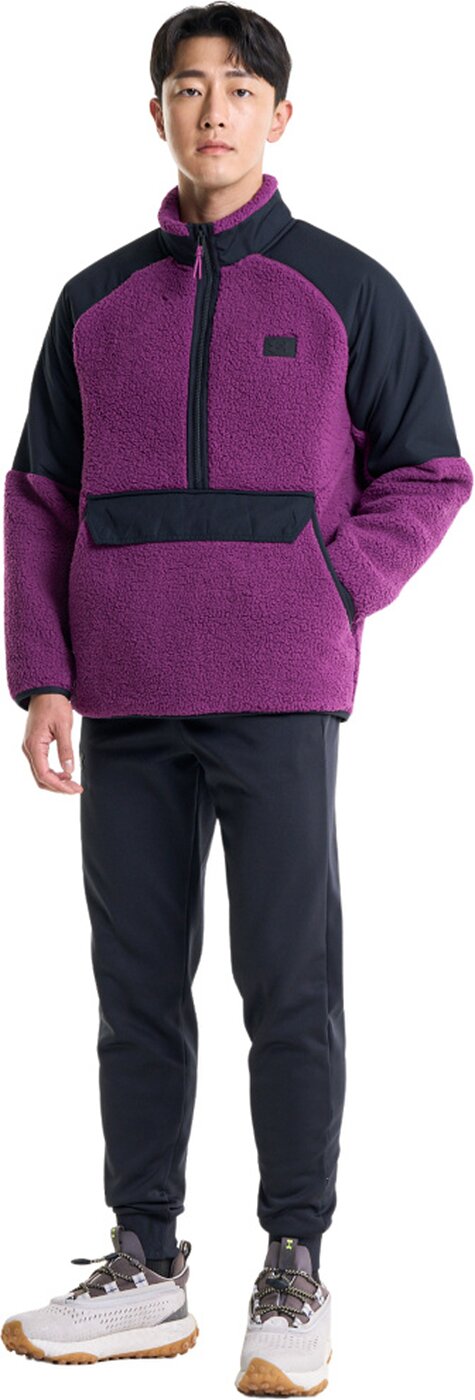 UNDER ARMOUR UA ARMOUR FLEECE JOGGERS BLACK/WHITE-IRON GREY – Bild 8