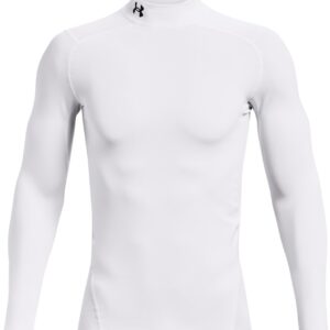 UNDER ARMOUR UA CG ARMOUR COMP MOCK WHITE/METALLIC SILVER