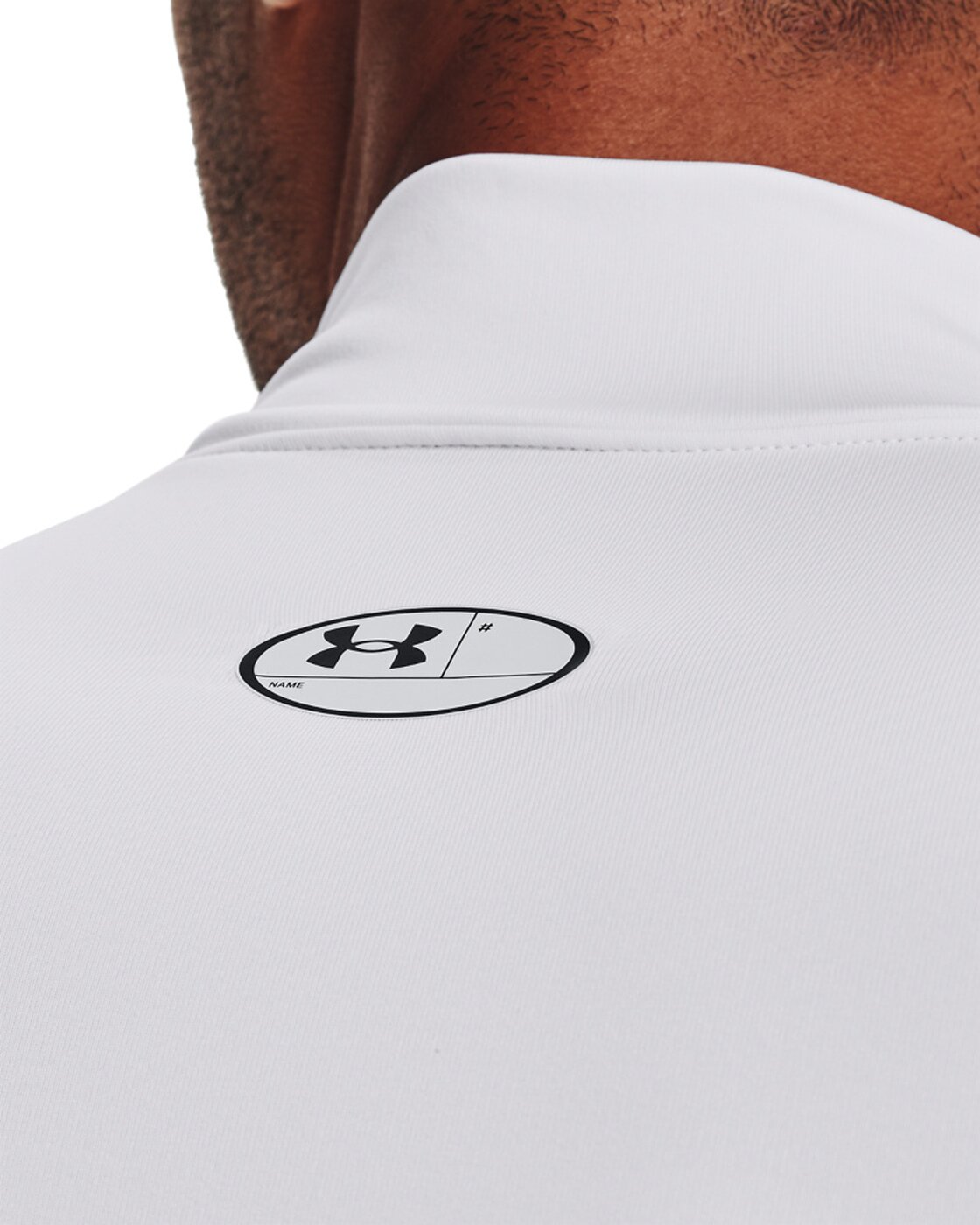UNDER ARMOUR UA CG ARMOUR COMP MOCK WHITE/METALLIC SILVER – Bild 6