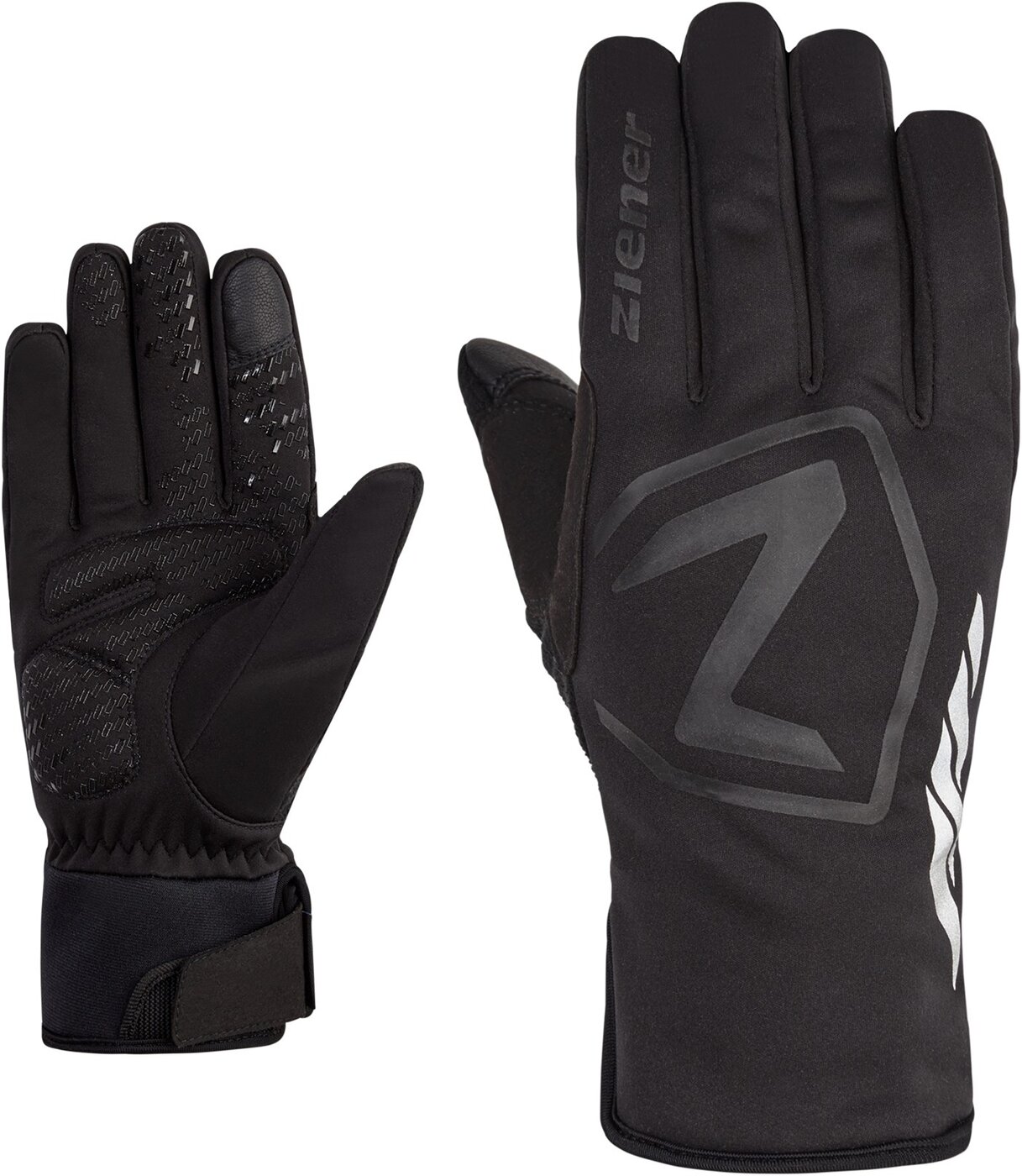 ZIENER DAQUA AS(R) TOUCH bike glove black