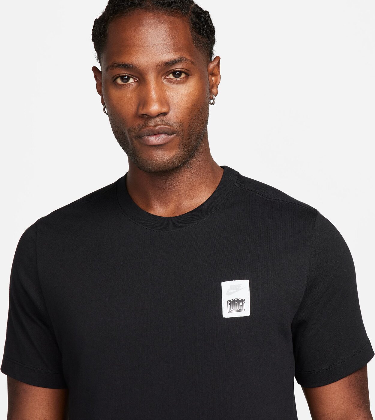 NIKE M NK TEE ST 5 BLACK/WHITE/WHITE – Bild 7