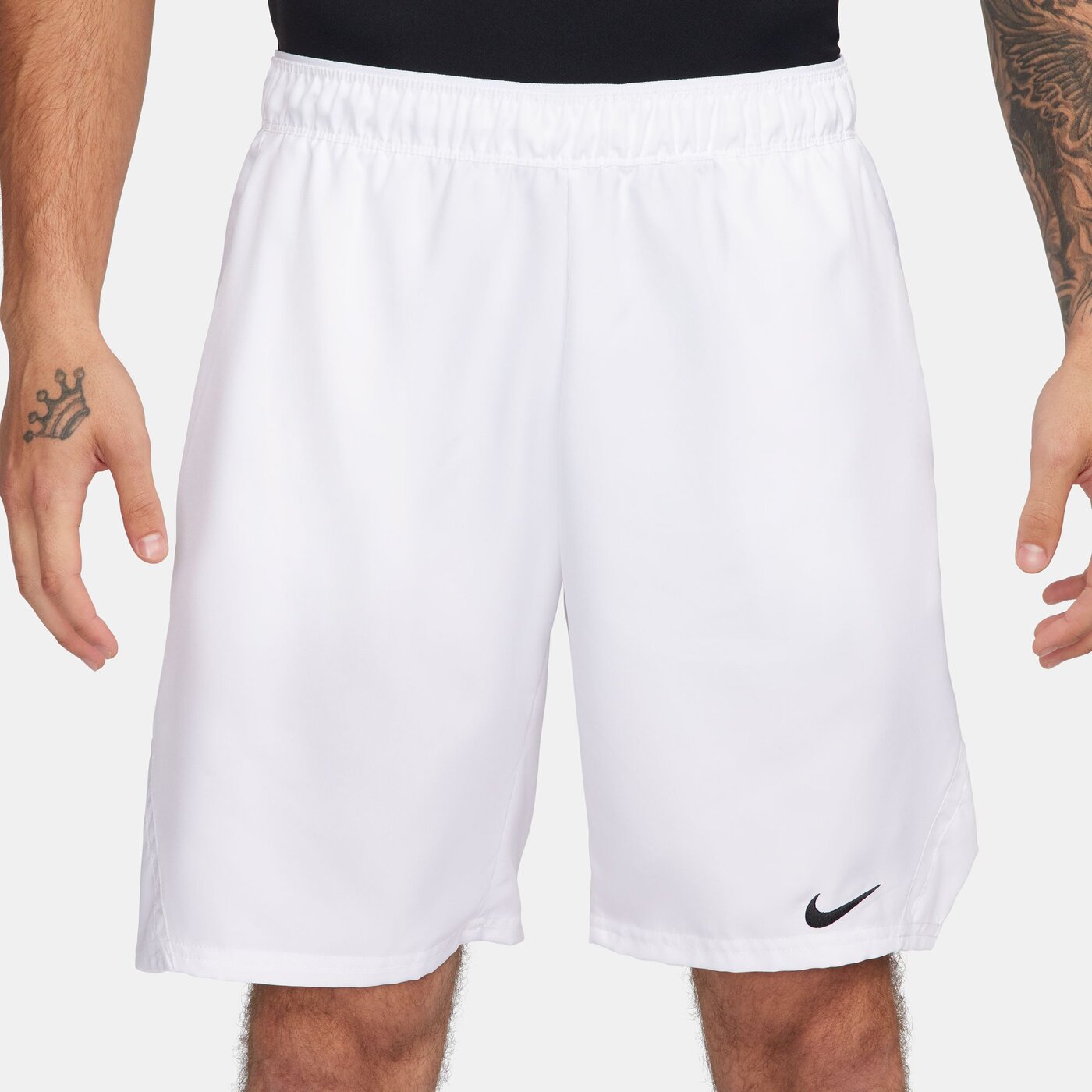 NIKE M NKCT DF VCTRY SHORT 9IN WHITE/METALLIC SILVER