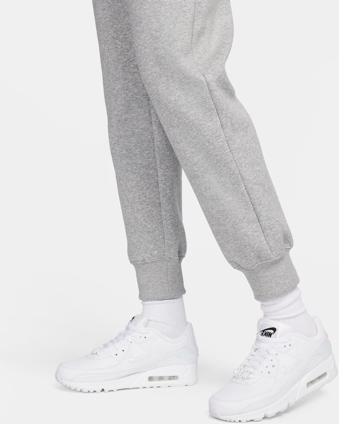 NIKE W NSW PHNX FLC MR PANT STD DK GREY HEATHER/MATTE SILVER/W – Bild 5