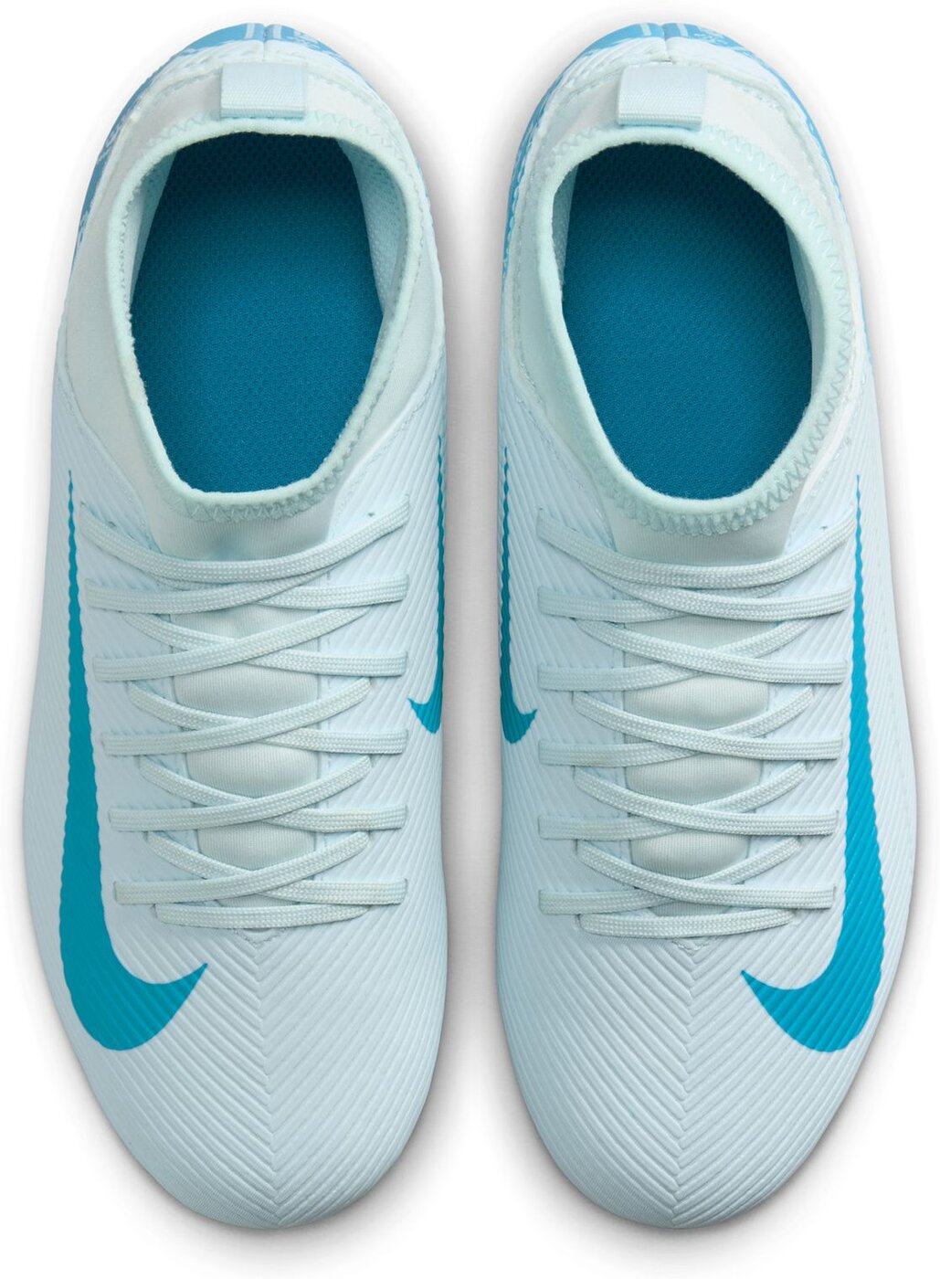 NIKE JR SUPERFLY 10 CLUB FG/MG FRENCH BLUE/ELECTRIC LIME – Bild 3