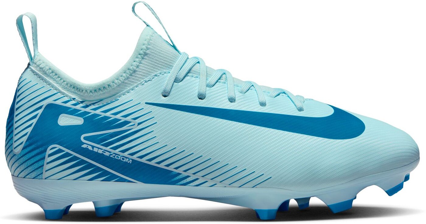 NIKE JR ZOOM VAPOR 16 ACADEMY FG/MG FRENCH BLUE/ELECTRIC LIME – Bild 9