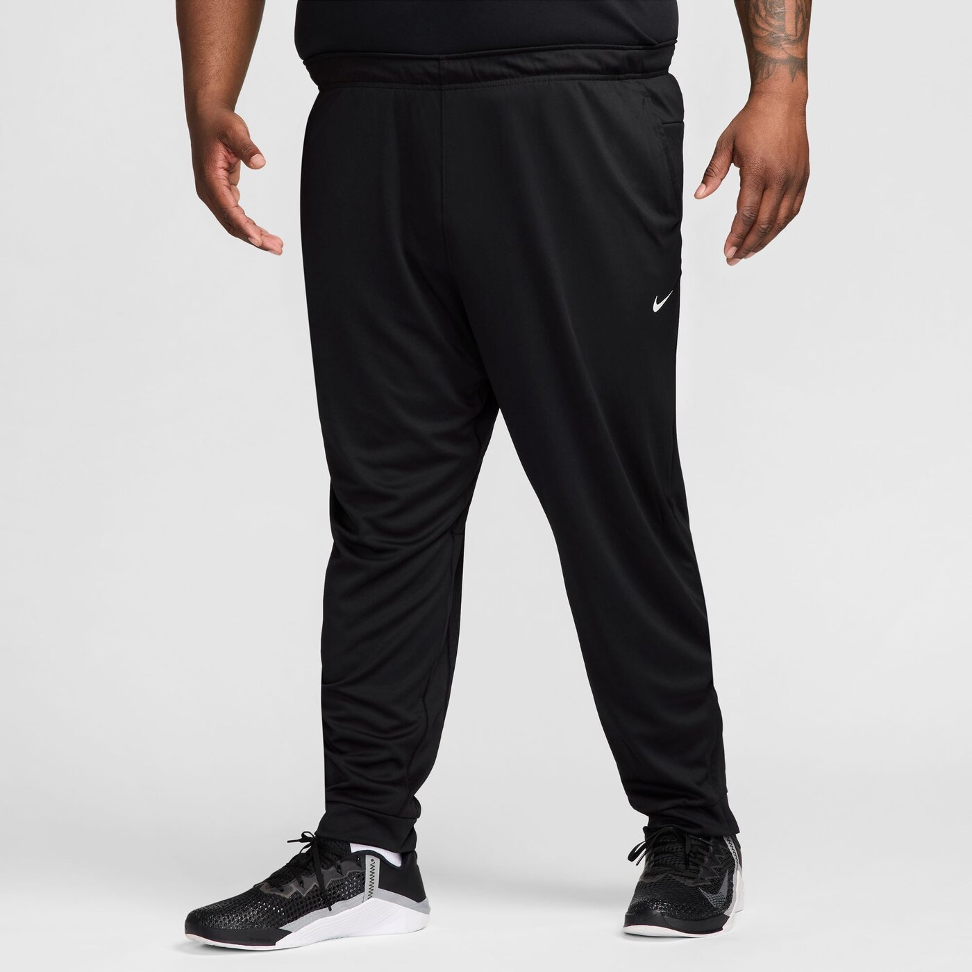NIKE M NK DF TOTALITY PANT TPR BLACK/WHITE/WHITE – Bild 4