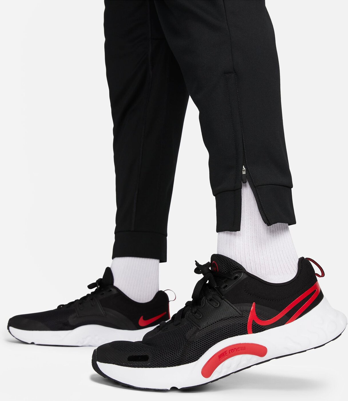 NIKE M NK DF TOTALITY PANT TPR BLACK/WHITE/WHITE – Bild 8