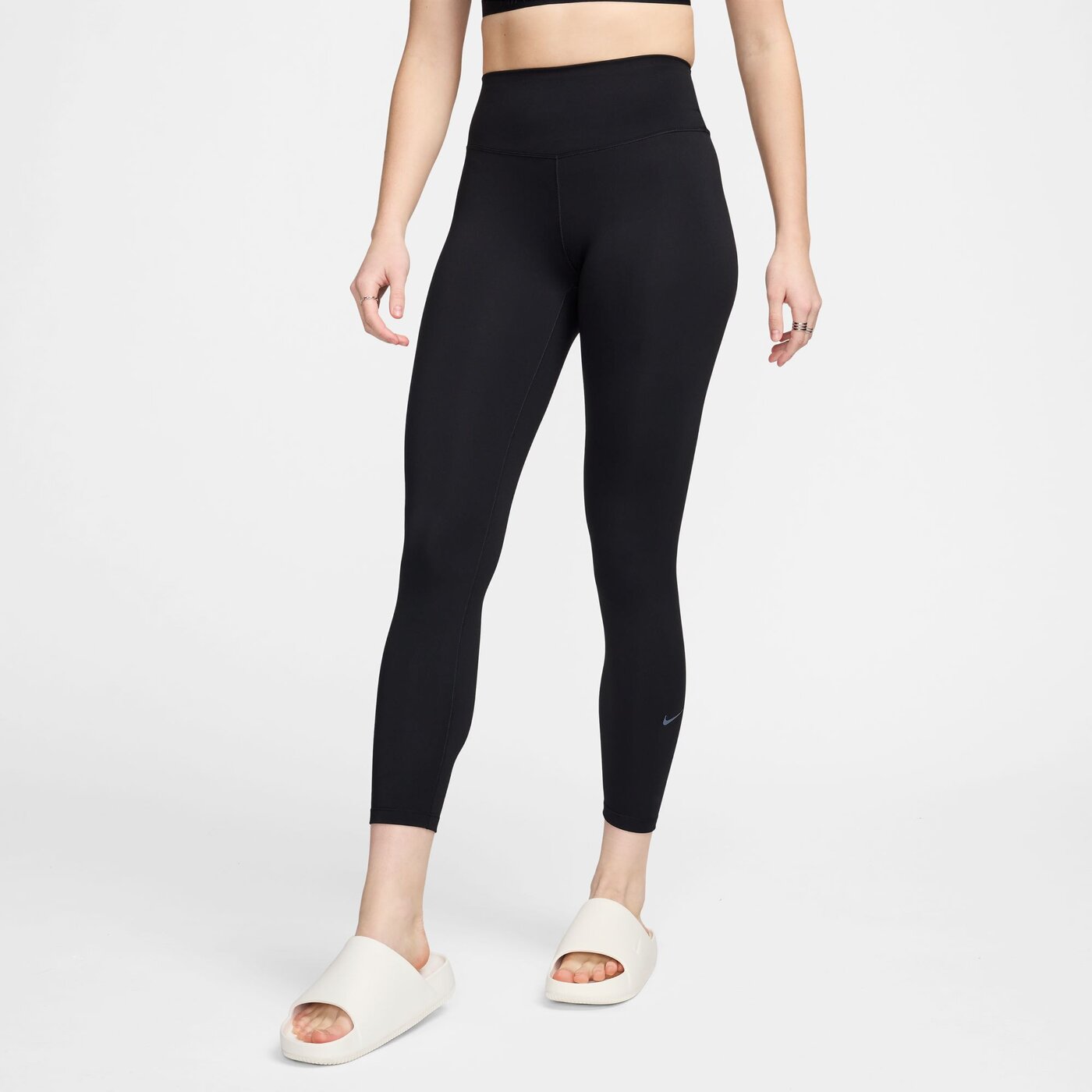 NIKE W NK DF ONE HR 7/8 TIGHT BLACK/WHITE/WHITE