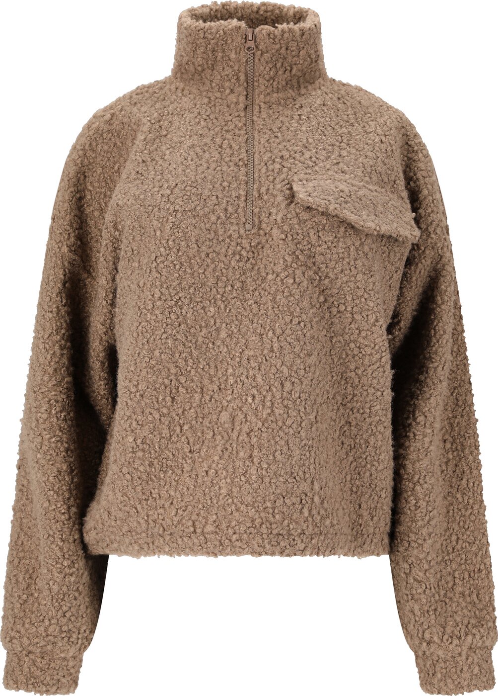 Athlecia Florrie W Sherpa Half zip Walnut