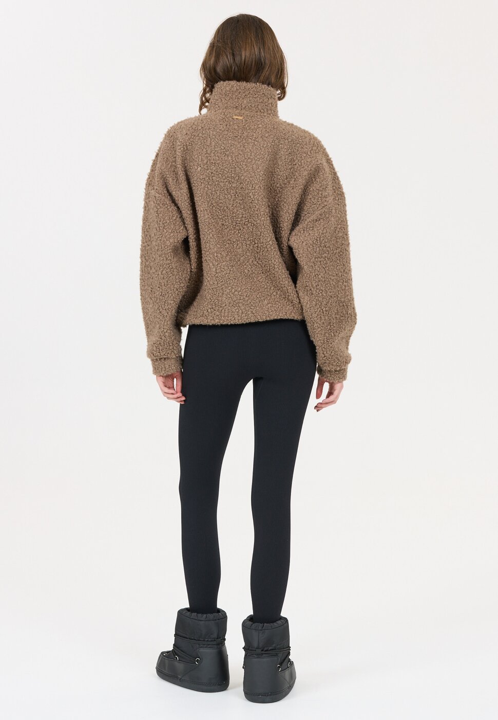 Athlecia Florrie W Sherpa Half zip Walnut – Bild 6