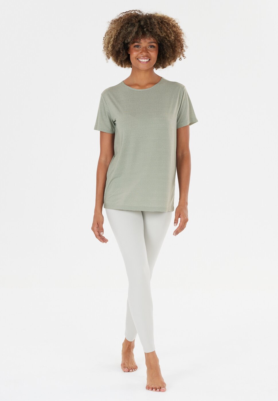 Athlecia Lizzy W Slub S/S Tee Belgian Block – Bild 5