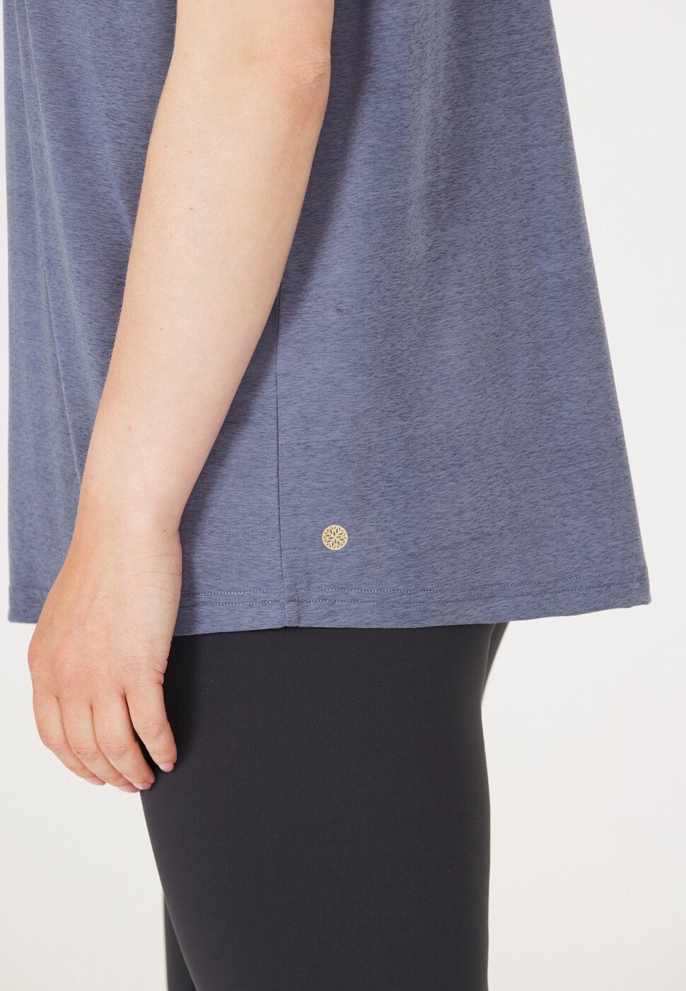 Athlecia Lizzy W Slub S/S Tee Folkstone Gray – Bild 7