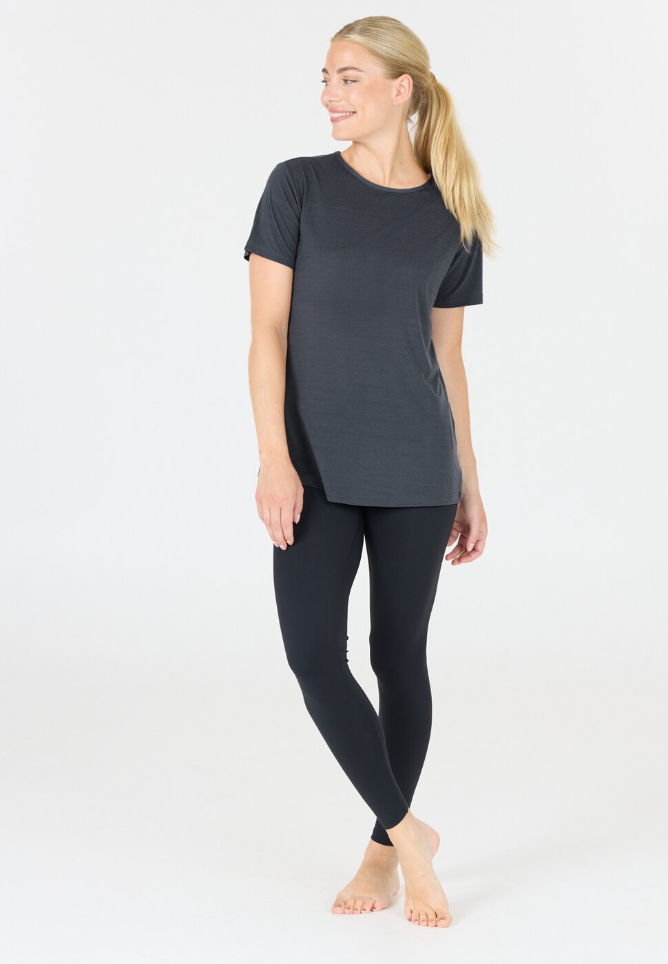 Athlecia Lizzy W Slub S/S Tee Ombre Blue – Bild 5