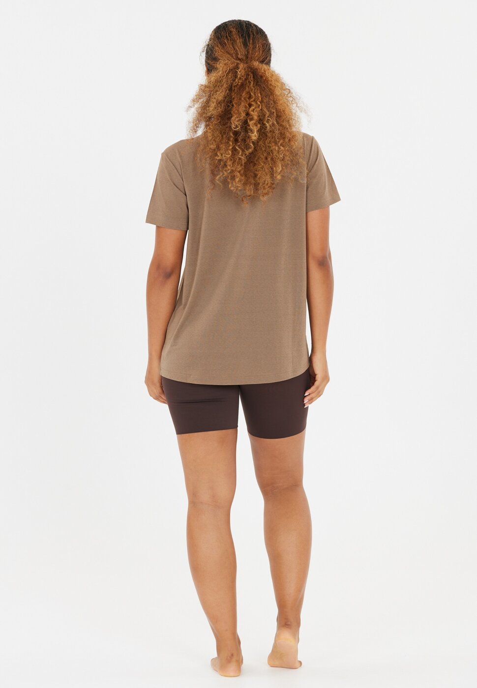 Athlecia Lizzy W Slub S/S Tee Walnut – Bild 6