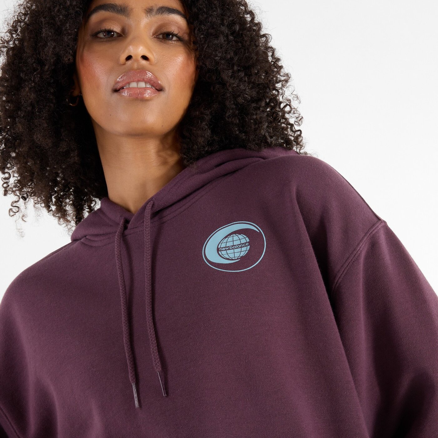 New Balance New Balance French Terry Oversized Globe Hoodie PLN – Bild 4