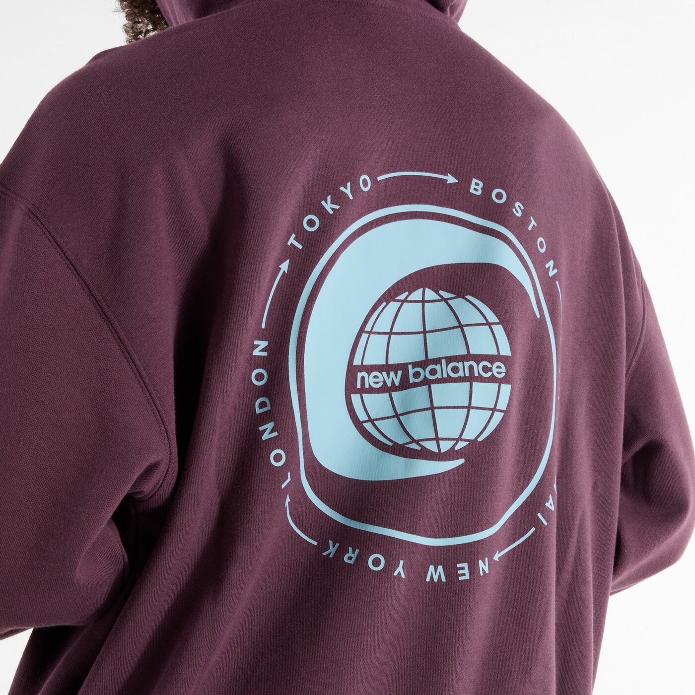 New Balance New Balance French Terry Oversized Globe Hoodie PLN – Bild 6