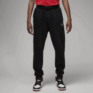 NIKE M J ESS FLC PANT BLACK/WHITE/WHITE