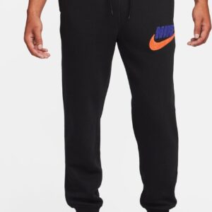NIKE M NK CLUB BB JOGGER CHNL FTRA BLACK/WHITE/WHITE