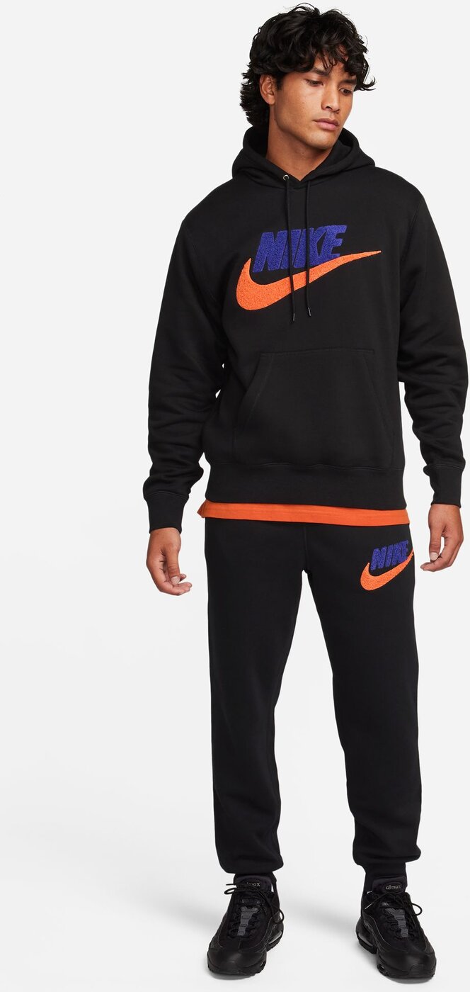 NIKE M NK CLUB BB JOGGER CHNL FTRA BLACK/WHITE/WHITE – Bild 3