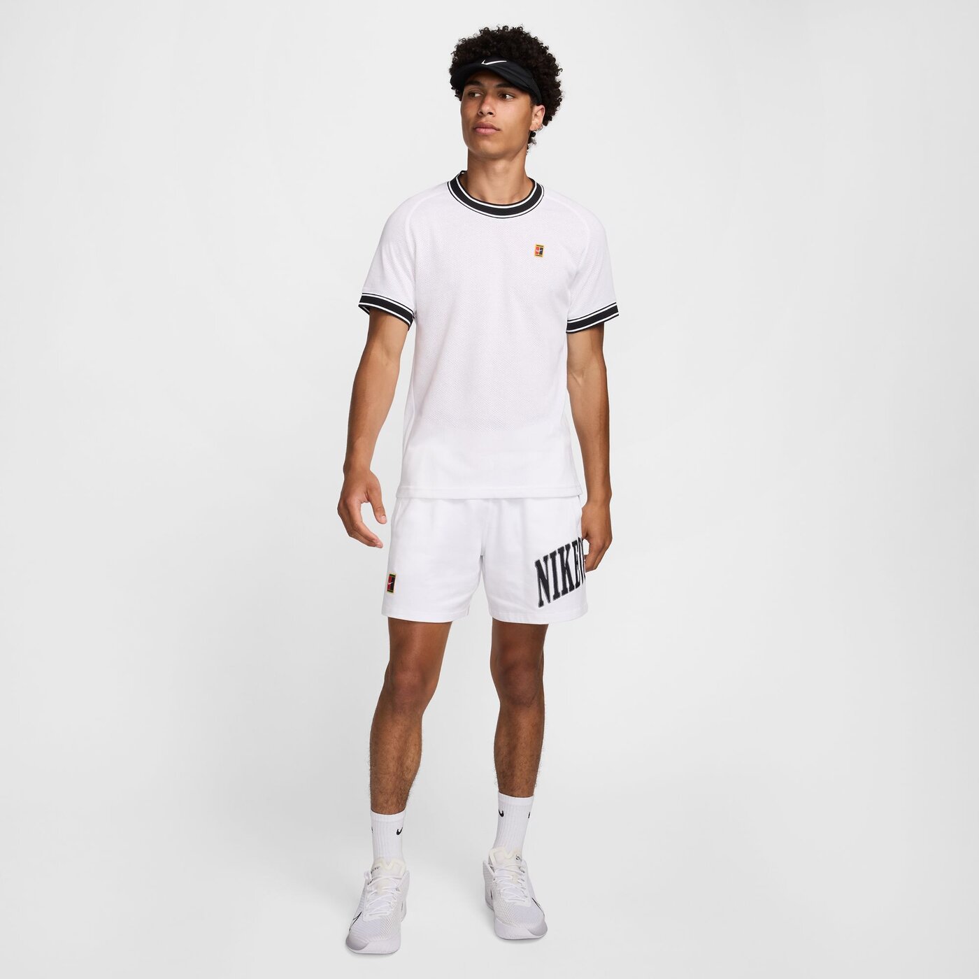 NIKE M NKCT HERITAGE SS TOP WHITE/BLACK-WHITE – Bild 4