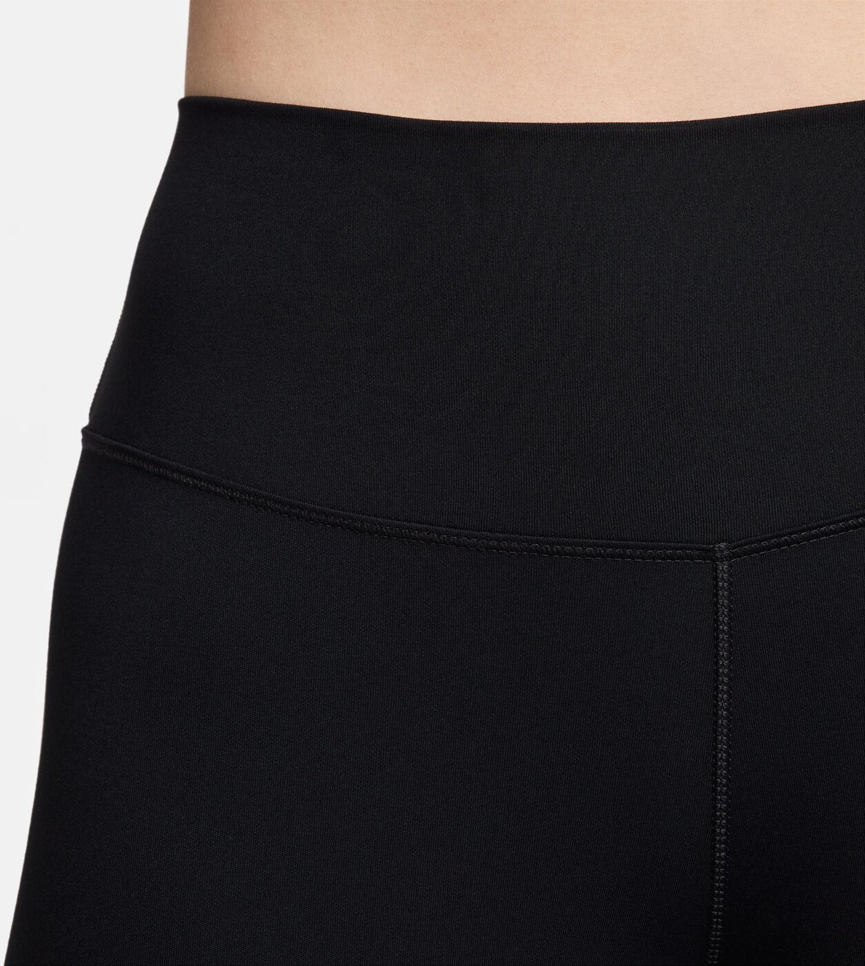 NIKE W NK DF ONE HR TIGHT BLACK/WHITE/WHITE – Bild 4
