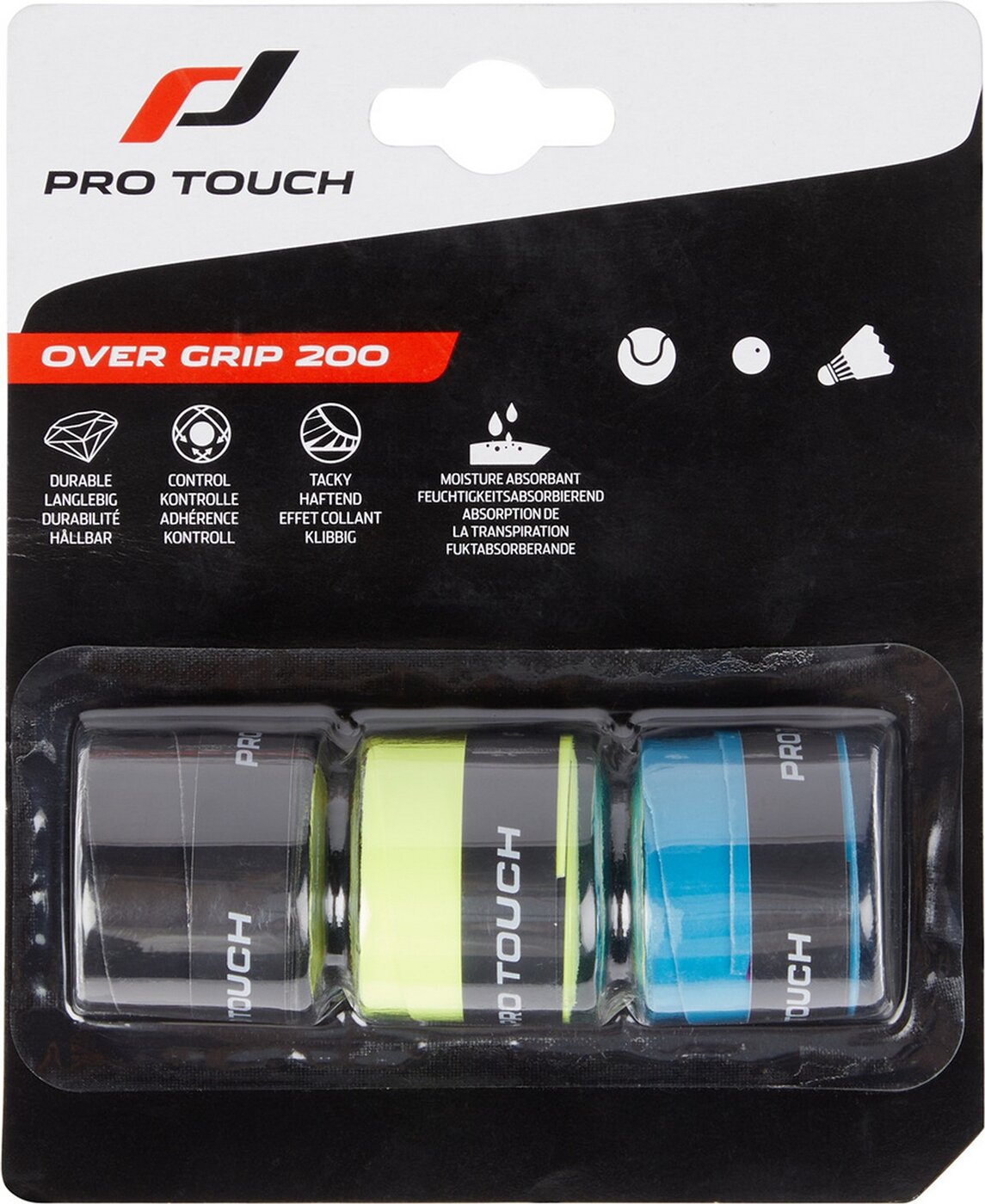 PRO TOUCH Griffband Over Grip 200 BROWN/BLACK