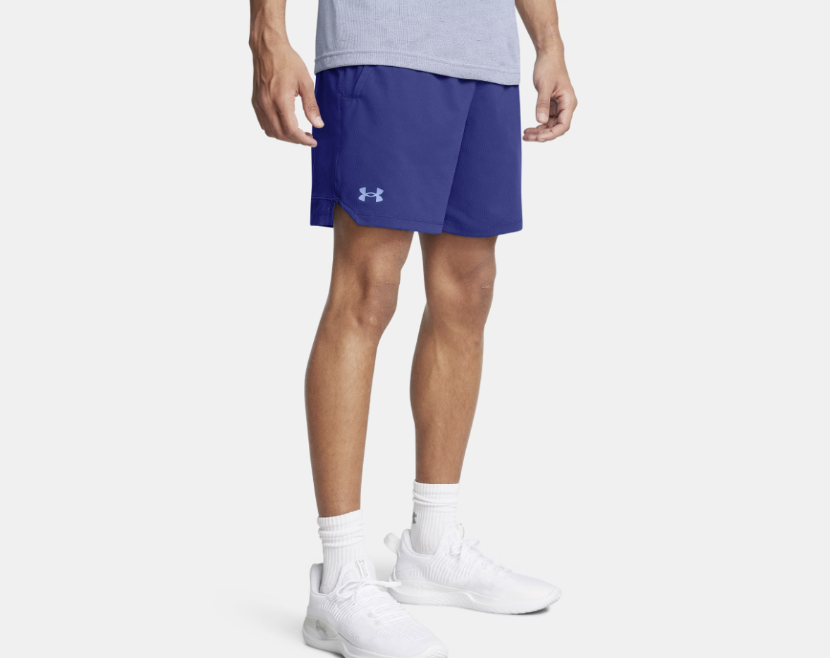 UNDER ARMOUR UA VANISH WOVEN 6IN SHORTS TECH BLUE