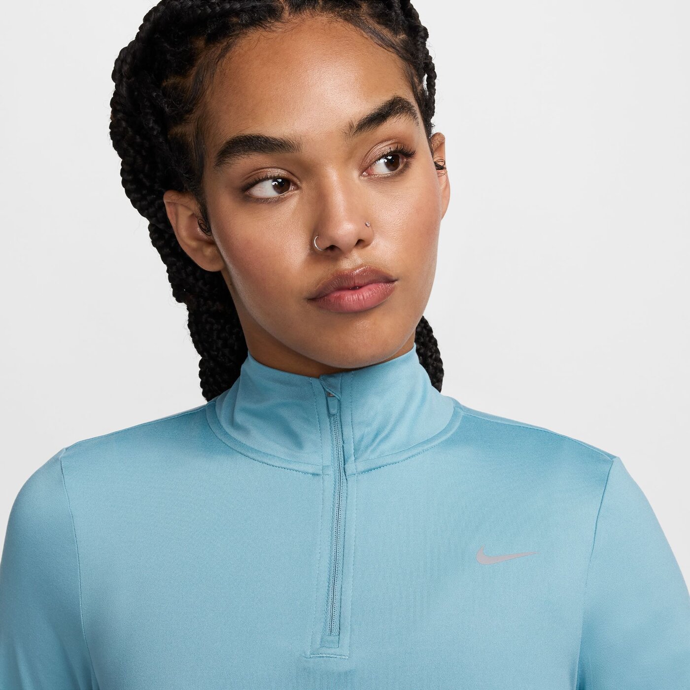 NIKE W NK SWIFT ELMNT DF UV HZ TOP CIRCUIT TEAL – Bild 5