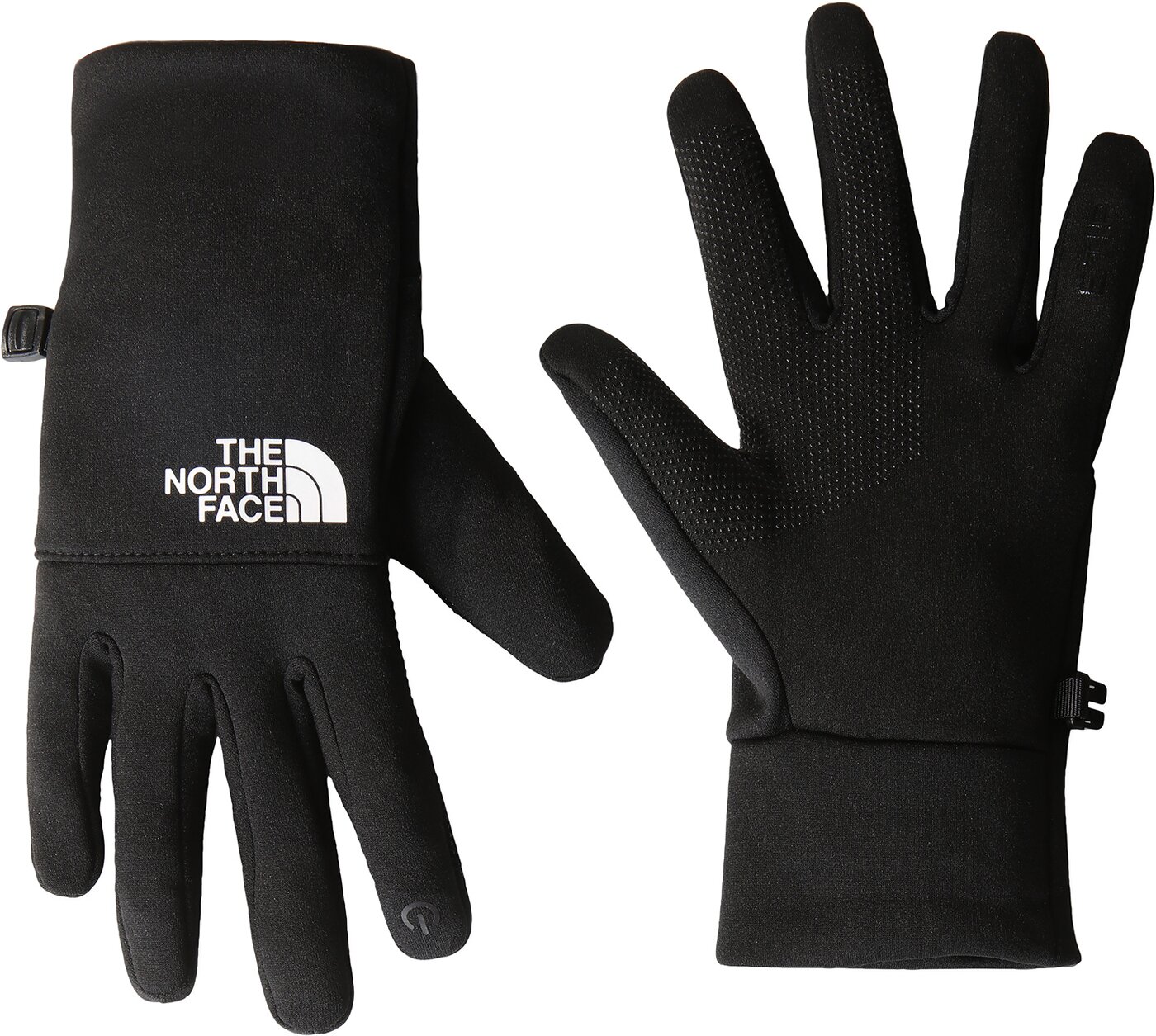 The North Face ETIP RECYCLED GLOVE TNF BLACK/TNF WHITE LOGO