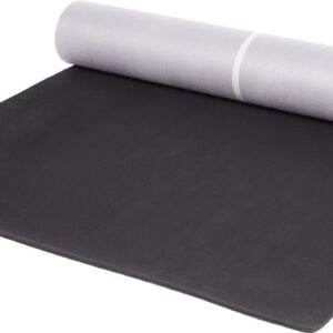 ENERGETICS Yoga-Matte Natural Rubber Mat Microfiber BLACK/WHITE-BLACK