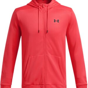 UNDER ARMOUR UA ARMOUR FLEECE FZ HOODIE RACER RED