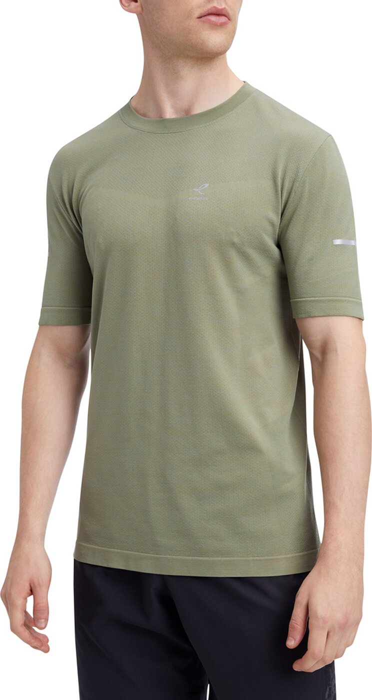 ENERGETICS He.-T-Shirt Tayeb SS M MELANGE/RED DARK/RED – Bild 3