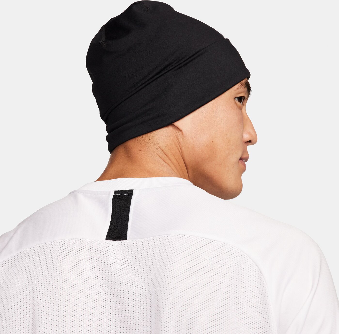 NIKE U NK DF PEAK BEANIE SC P TM BLACK/WHITE/WHITE – Bild 2
