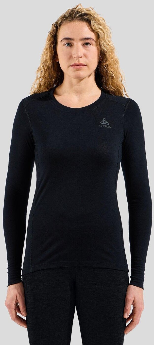 ODLO BL TOP crew neck l/s MERINO 20 black – Bild 3