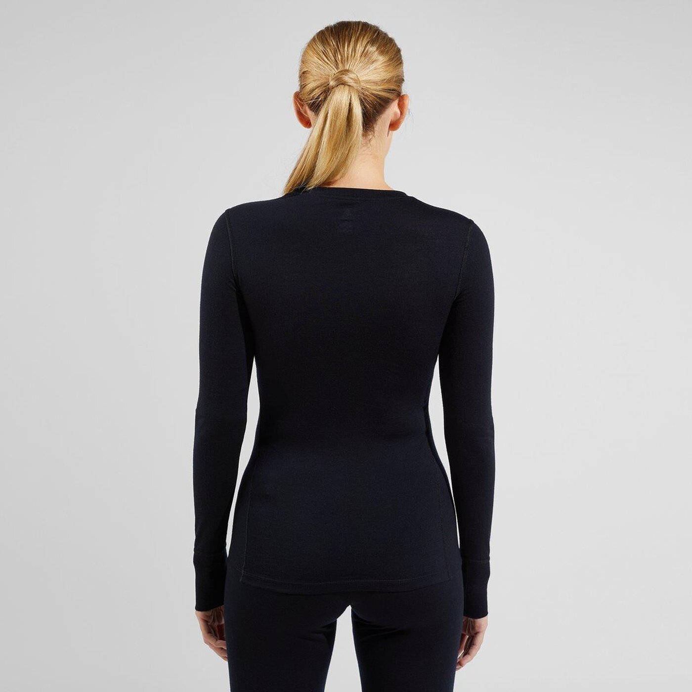 ODLO BL TOP crew neck l/s MERINO 20 black – Bild 7