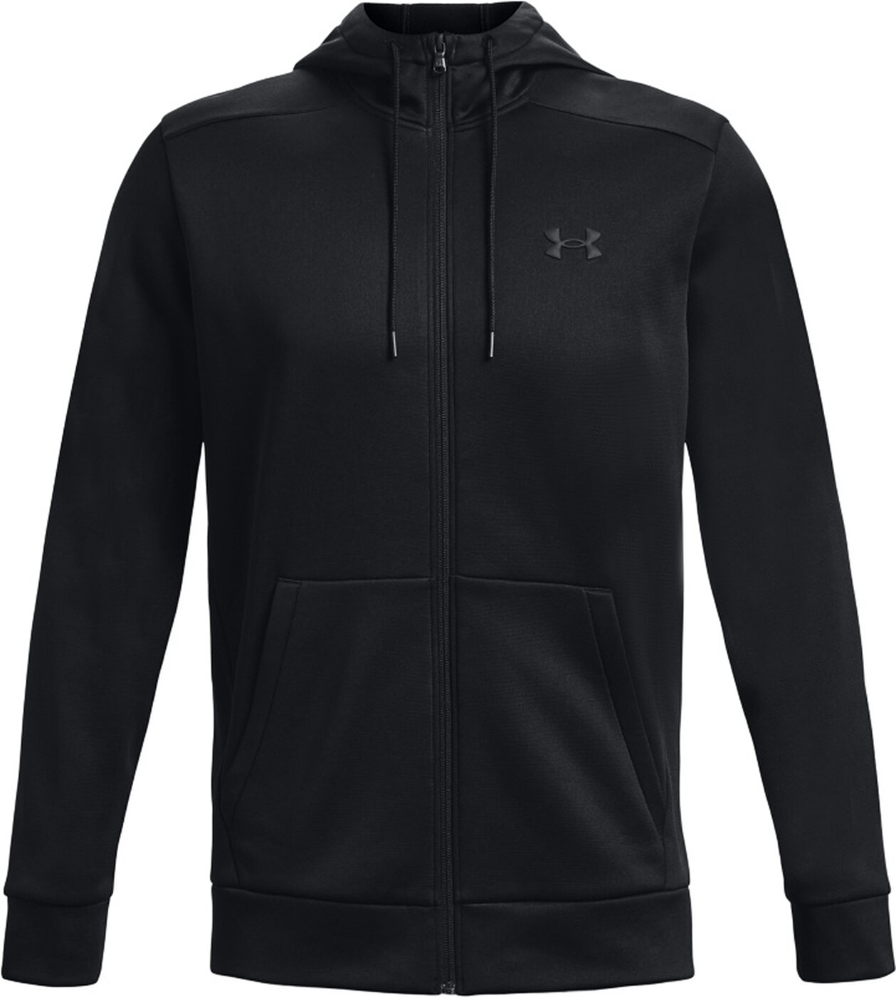 UNDER ARMOUR UA ARMOUR FLEECE FZ HOODIE BLACK