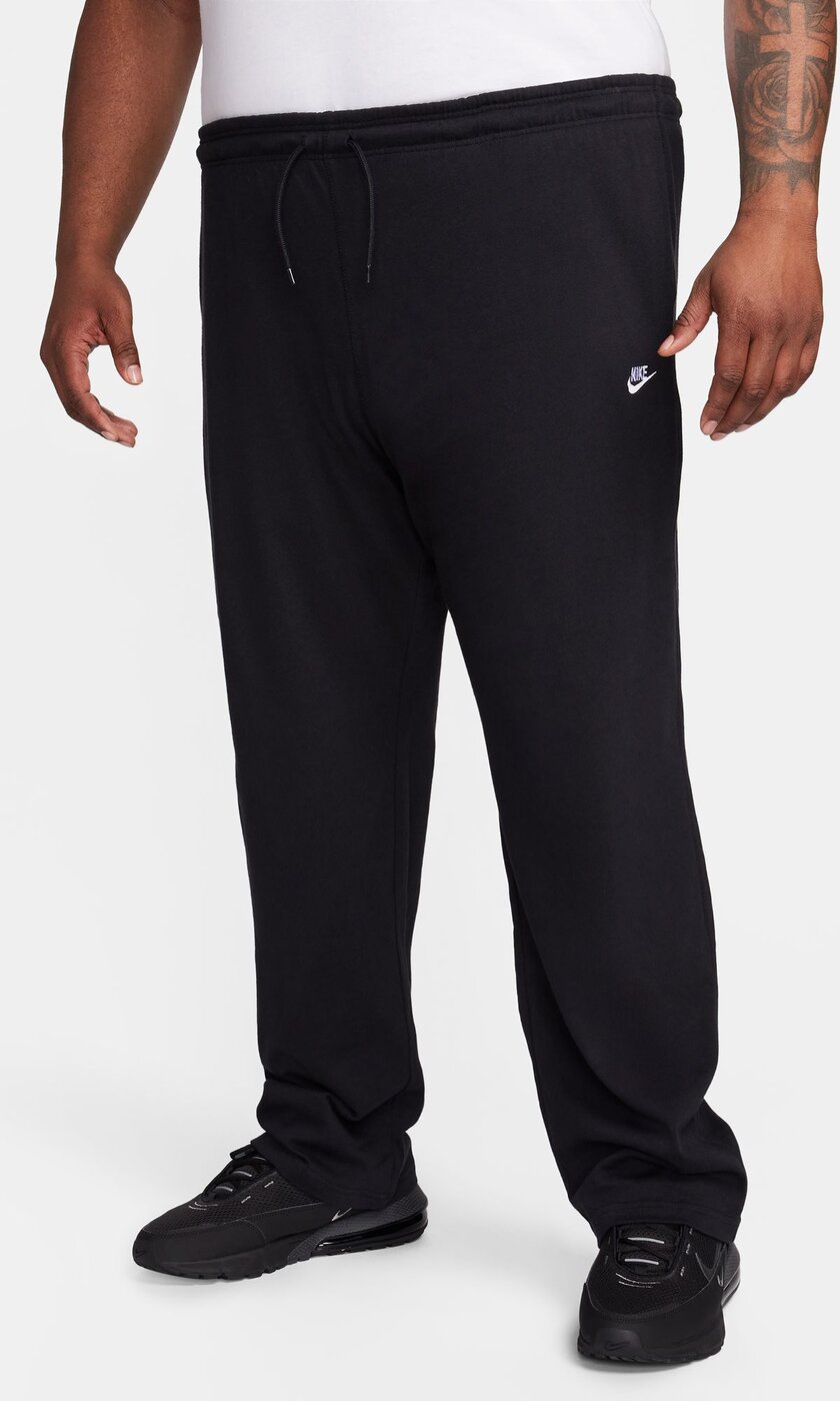 NIKE M NK CLUB KNIT OH PANT BLACK/WHITE/WHITE – Bild 4