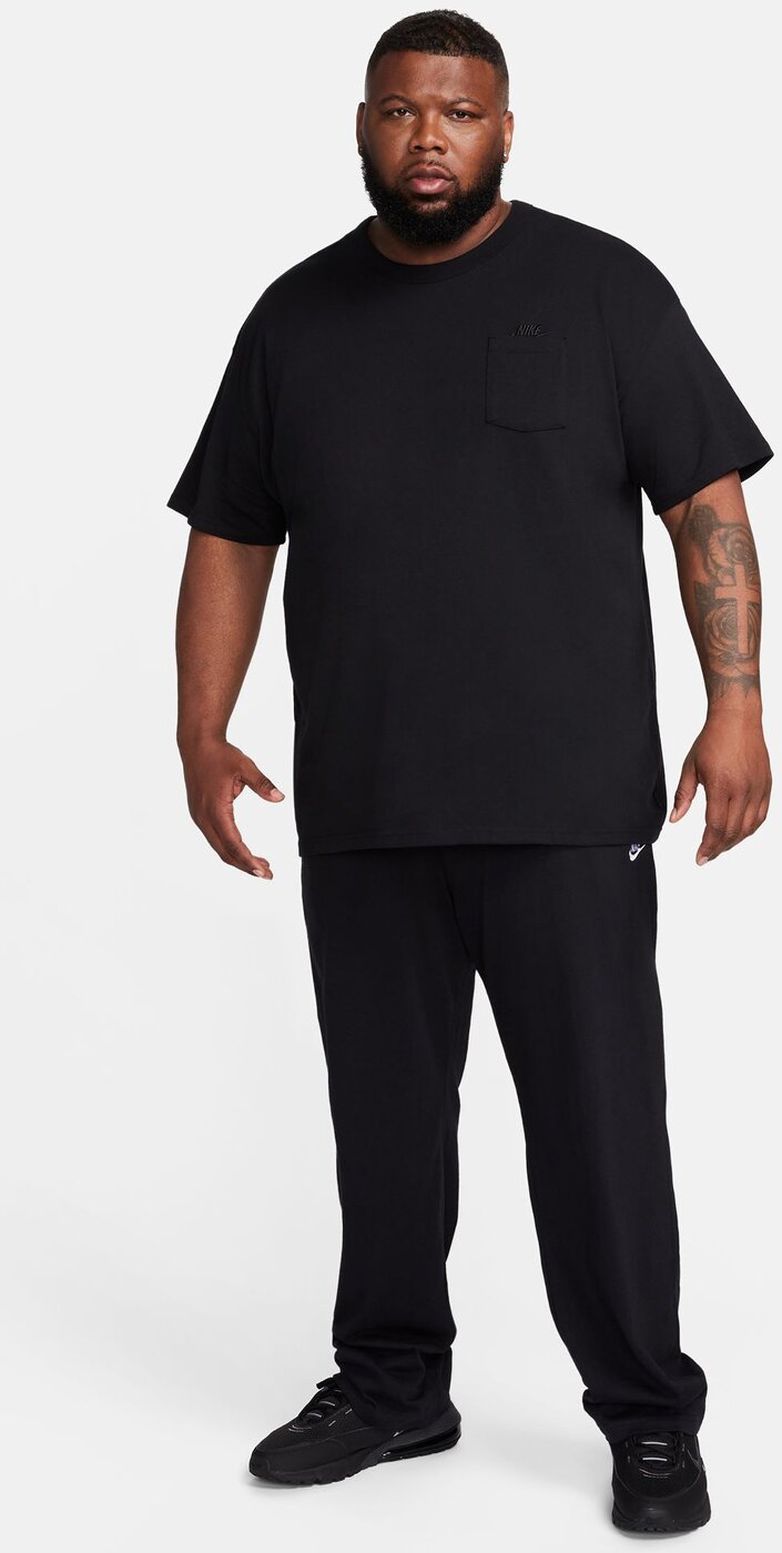 NIKE M NK CLUB KNIT OH PANT BLACK/WHITE/WHITE – Bild 6