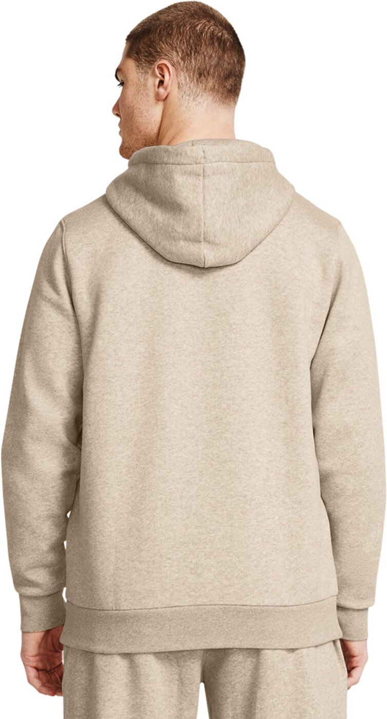 UNDER ARMOUR UA ESSENTIAL FLEECE HOODIE TIMBERWOLF TAUPE – Bild 4